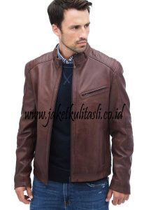 Jaket Kulit Asli Pria A168