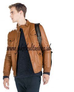 Jaket Kulit Safari Asli Pria A258