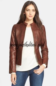 Jaket Kulit Asli Wanita W85