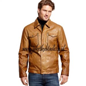 Jaket Kulit Asli Pria A369