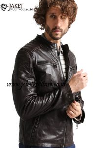 Jaket Kulit Motor Pria A661