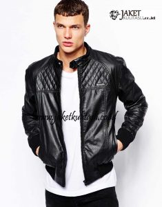 Jaket Kulit Bikers Pria Asli A786