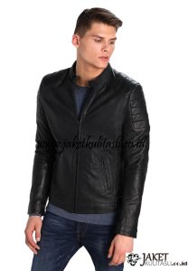 Jaket Kulit Motor Pria Asli A791