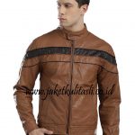 Jaket Kulit Motor Pria Asli A836