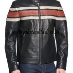 Jaket Kulit Bikers Pria Asli A872