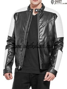 Jaket Kulit Bikers Pria A911